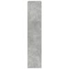 vidaXL Biblioth&egrave;que gris b&eacute;ton 100x33x155,5 cm bois d'ing&eacute;nierie