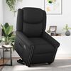 vidaXL Fauteuil inclinable électrique noir brillant similicuir