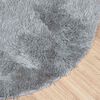 vidaXL Tapis Shaggy &agrave; poils longs NAVARRA gris clair 240x240 cm