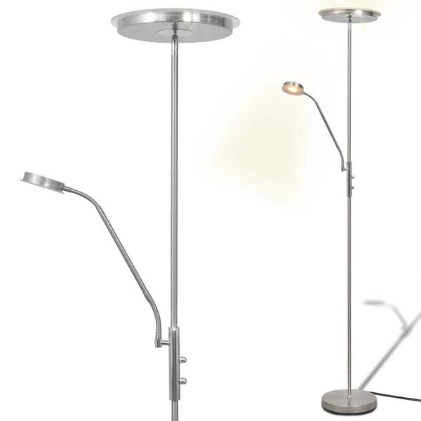 vidaXL Lampadaire &agrave; LED &agrave; &eacute;clairage r&eacute;glable 23 W