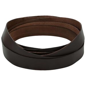 vidaXL Sangle en Cuir Marron fonc&eacute; 200 x 3,5 cm Cuir