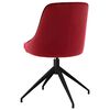 vidaXL Chaises &agrave; manger lot de 4 Rouge bordeaux Velours