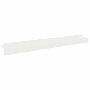 vidaXL Bordure de Pelouse 10 pc 100 x 10 x 8 cm Acier Blanc