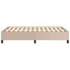 vidaXL Cadre de lit sans matelas cappuccino 120x190 cm similicuir