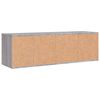vidaXL Meuble TV sonoma gris 120x34x37 cm bois d'ing&eacute;nierie
