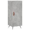 vidaXL Buffet haut Gris b&eacute;ton 34,5x34x180 cm Bois d'ing&eacute;nierie