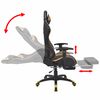 vidaXL Chaise de Gaming Dor&eacute; 70 x 71 x 136 cm Simili cuir