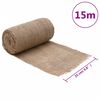 vidaXL Rouleau de jute 0,25x15 m 100 % jute 200 g/m&sup2;