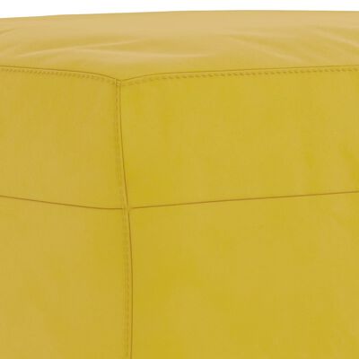 vidaXL Ensemble de canapés 3 pcs jaune velours