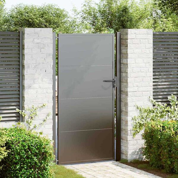 vidaXL Porte de Jardin, Portail de jardin 105x200 cm en acier corten