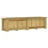 vidaXL Jardini&egrave;re sur&eacute;lev&eacute;e 196x50x50 cm Bois de pin impr&eacute;gn&eacute;
