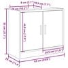 vidaXL Cabinet de salle de bain Ch&ecirc;ne artisanal 63 x 29 x 55 cm