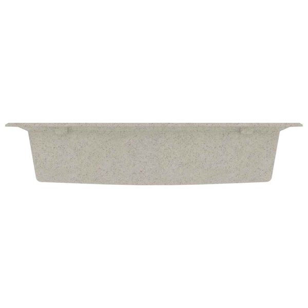 vidaXL &Eacute;vier de cuisine Beige 79 x 50 x 31 cm Quartz et R&eacute;sine