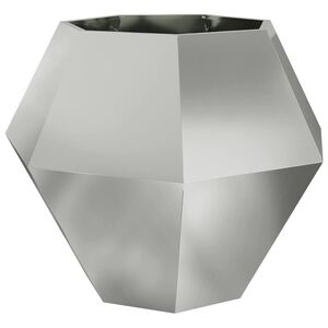 vidaXL Jardini&egrave;re Argent&eacute; 100 x 100 x 80 cm Acier galvanis&eacute;