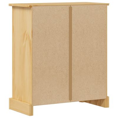 vidaXL Armoire de salle de bain Corona 70x33x80 cm bois de pin massif