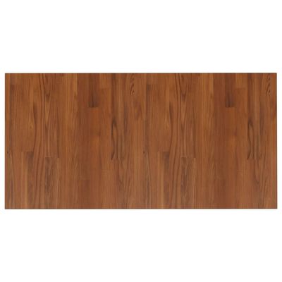 vidaXL Comptoir de salle de bain Marron foncé 100x50x1,5cm Bois traité