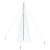 vidaXL Arbre de No&euml;l LED EKENAS 400 cm 800 LED Blanc froid Acier