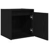 vidaXL Tables de chevet murales 2 pcs noir 38x34x40 cm