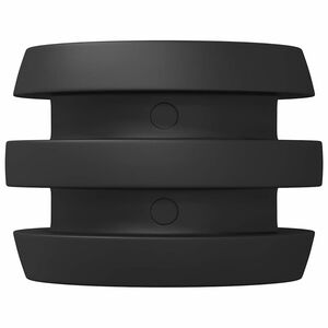 vidaXL Bumpers de table de baby-foot 16 pi&egrave;ces Noir 3 x 3 x 2 cm TPE