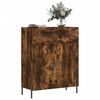 vidaXL Buffet ch&ecirc;ne fum&eacute; 69,5x34x90 cm bois d'ing&eacute;nierie