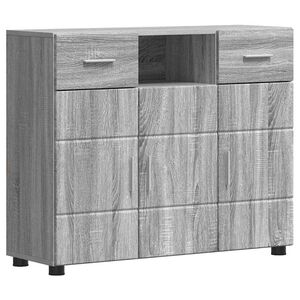 vidaXL Cabinet en Bois avec tiroir Gris Sonoma 88,5 x 30,5 x 73 cm
