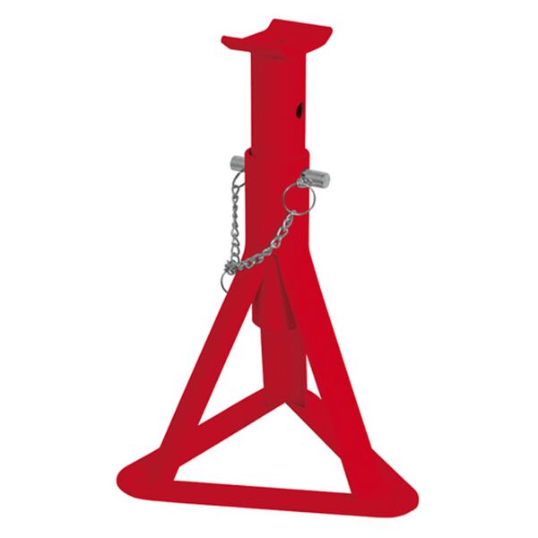 Carpoint Ensemble de support d'essieu 2 pi&egrave;ces 2000 kg Rouge