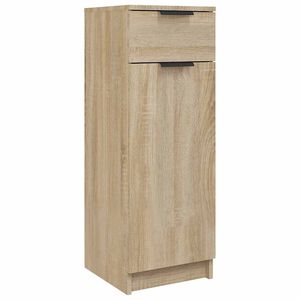 vidaXL Armoire de salle de bain Ch&ecirc;ne sonoma 32x33,5x90 cm