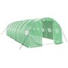 vidaXL Serre avec cadre en acier vert 24 m² 8x3x2 m
