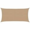 vidaXL Voile d'ombrage 160 g/m&sup2; Taupe 2,5x4,5 m PEHD