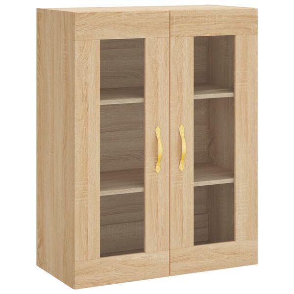 vidaXL Armoire murale chêne sonoma 69,5x34x90 cm