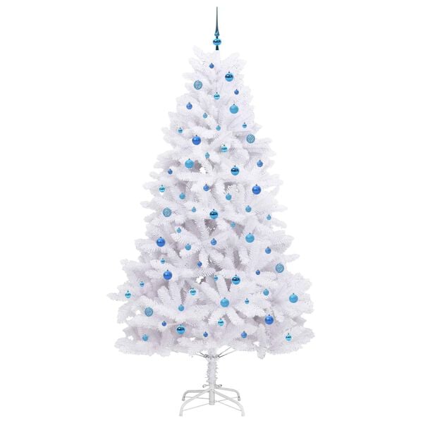 vidaXL Sapin de No&euml;l Artificiel &agrave; Branches Articul&eacute;es Blanc 240 cm