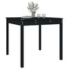 vidaXL Table de jardin noir 82,5x82,5x76 cm bois massif de pin