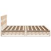 vidaXL Cadre de lit sans matelas 200x200 cm bois massif de pin