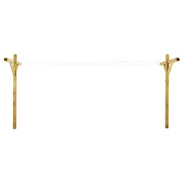 vidaXL Étendoirs à linge 2 pcs 120x170 cm Bois de pin imprégné