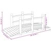 vidaXL Pont de jardin avec garde-corps 150x67x56cm bois massif &eacute;pic&eacute;a