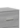 vidaXL Buffets 2 pcs sonoma gris 60x31x84 cm bois d'ing&eacute;nierie