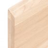vidaXL Dessus de table 60x50x(2-4) cm bois de ch&ecirc;ne massif non trait&eacute;