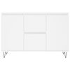 vidaXL Buffet blanc 101,5x35x70 cm bois d'ingénierie