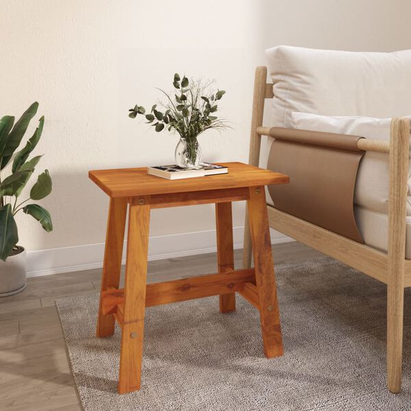 vidaXL Tabouret 45x29x45 cm Rectangulaire Bois d'acacia solide