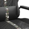 vidaXL Chaise de jeu Noir et camouflage Similicuir