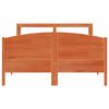 vidaXL Cadre de lit sans matelas cire marron 150x200cm bois pin massif