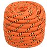 vidaXL Corde de bateau Orange 20 mm 100 m Polypropyl&egrave;ne