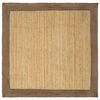 vidaXL Tapis de zone Gris 300 x 300 cm Jute