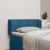 vidaXL Oreille de t&ecirc;te de lit Bleu 40 x 23 x 6 cm Velours
