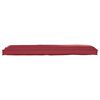 vidaXL Set de coussins de palette 2 pcs Bordeaux 150 x 40 x 8 cm