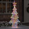 vidaXL Sapin de No&euml;l avec 240 LED Multicolore 180 cm Acrylique