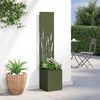 vidaXL &Eacute;cran de confidentialit&eacute; de jardin Vert olive 32 x 140 cm