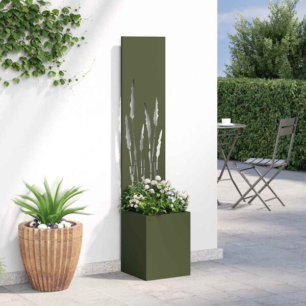 vidaXL &Eacute;cran de confidentialit&eacute; de jardin Vert olive 32 x 140 cm