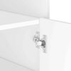 vidaXL Buffet blanc 45x35x75 cm bois d'ing&eacute;nierie