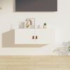 vidaXL Armoire murale Blanc 80x30x30 cm Bois de pin massif